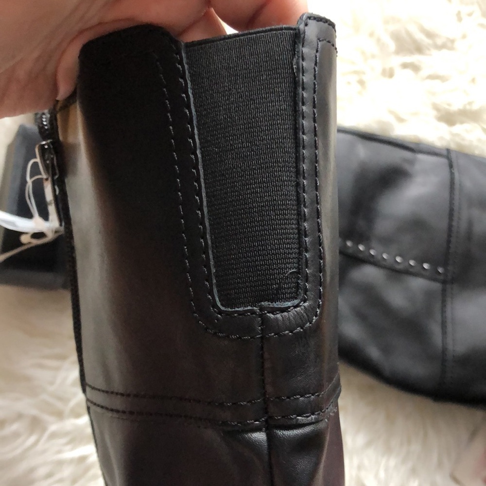 MARC FISHER Galaya Wide Calf Studded Boots - Picture 10 of 13